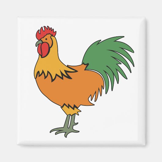 Rooster magnet (Voorkant)