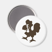 Rooster Magnet (Voorkant / Achterkant)