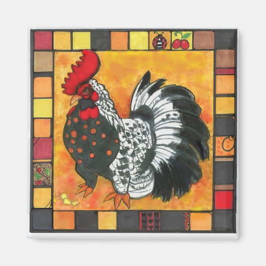 Rooster Magnet (Voorkant)