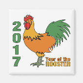 Rooster magnet 2017 (Voorkant)