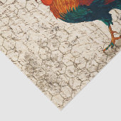 Rooster Mail Tissuepapier (Detail)