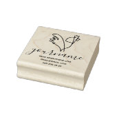 Rooster Male Chicken Rubberstempel (Stempel)