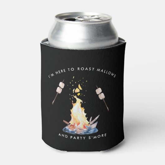 Rooster Mallow & Feest S'more Kamperen Blikjeskoeler (Blikje Voorkant)