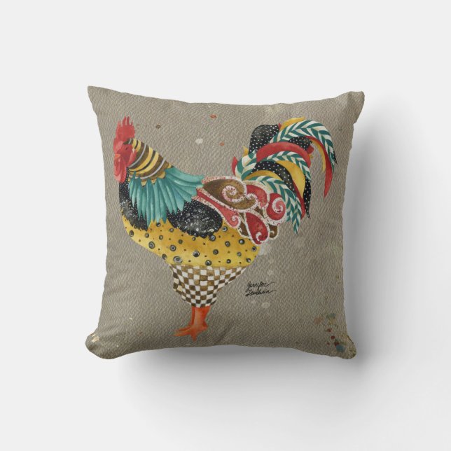 Rooster Mardi Pillow Kussen (Voorkant)