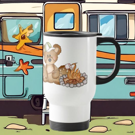 Rooster Marshmellows Beer Travel Mug Reisbeker