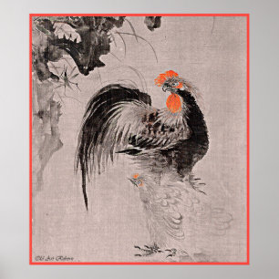 Rooster met HEN Poster