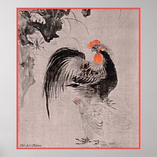 Rooster met HEN Poster (Voorkant)