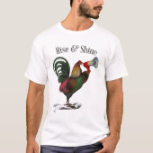 Rooster met Loudhailer 2 T-shirt (Voorkant)