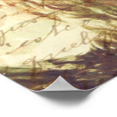 rooster met uiteinde uiteinde poster (Hoek)