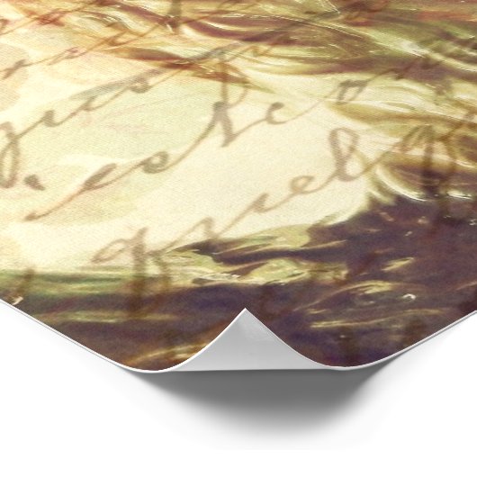  rooster met uiteinde uiteinde poster (Hoek)