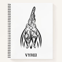 Rooster met zwarte en witte tribale