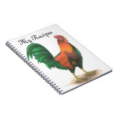 Rooster - Mijn recepten notitieboek (Rechterzijde)