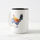 Rooster-mok Tweekleurige Koffiemok (Voorkant links)