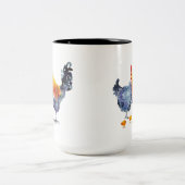 Rooster-mok Tweekleurige Koffiemok (Center)