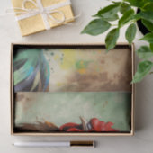 ROOSTER mooi decoupage papier (Geschenk)