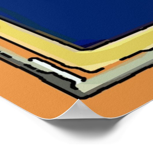 Rooster Morning Sun Poster (Hoek)