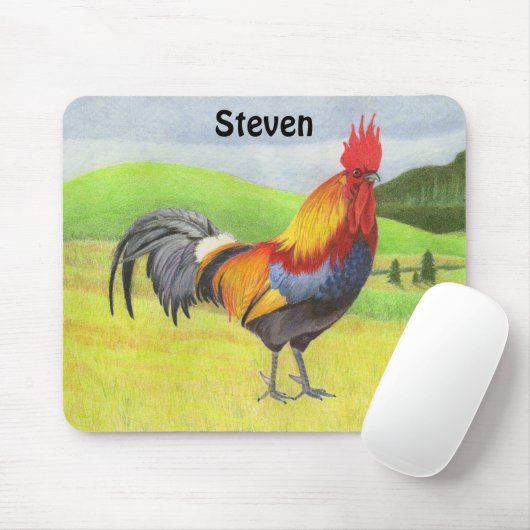 Rooster Muismat (Met muis)