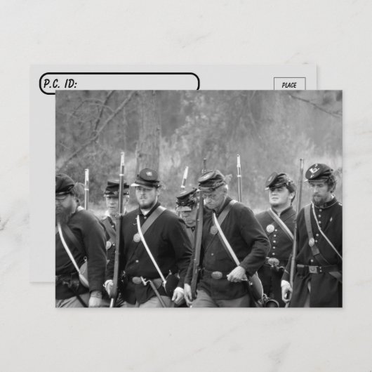 Rooster na het oversteken - Herdenking van de burg Briefkaart (Voorkant / Achterkant)