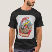 ROOSTER- OF CHICKEN-ONTWERP T-SHIRT (Voorkant)