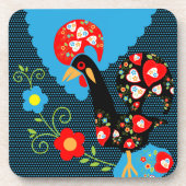 Rooster of Portugal Bier Onderzetter (Voorkant)