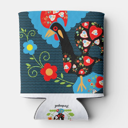 Rooster of Portugal Blikjeskoeler (Achterkant)