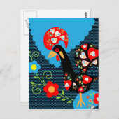 Rooster of Portugal Briefkaart (Voorkant / Achterkant)