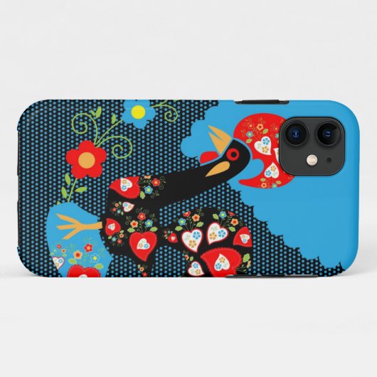 Rooster of Portugal Case-Mate iPhone Case (Achterkant (horizontaal))