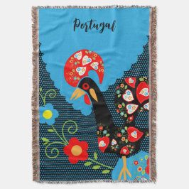 Rooster of Portugal Deken