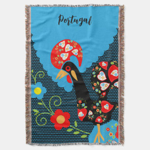 Rooster of Portugal Deken