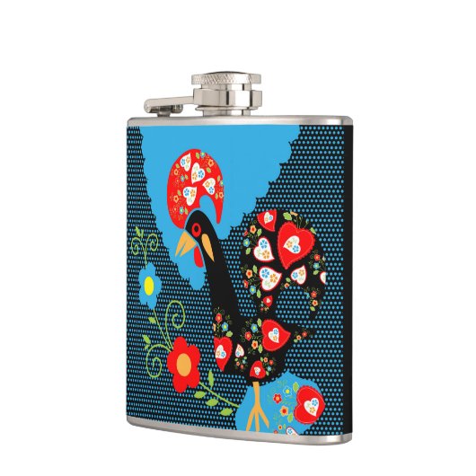 Rooster of Portugal Heupfles (Links)