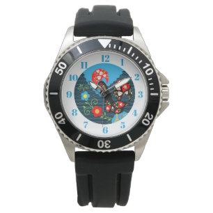 Rooster of Portugal Horloge