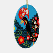 Rooster of Portugal Keramisch Ornament (Rechts)