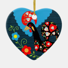 Rooster of Portugal Keramisch Ornament