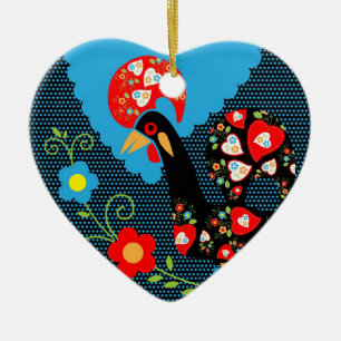 Rooster of Portugal Keramisch Ornament