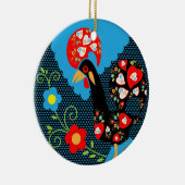 Rooster of Portugal Keramisch Ornament (Rechts)