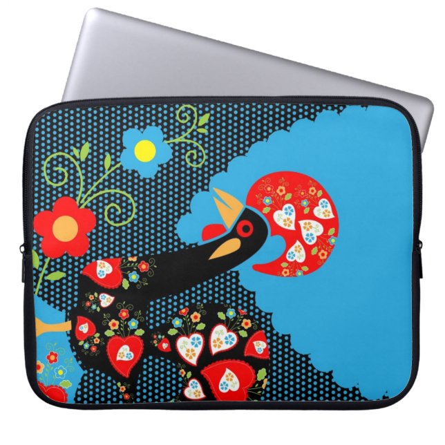 Rooster of Portugal Laptop Sleeve (Voorkant)