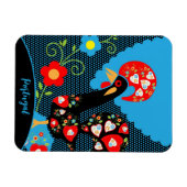 Rooster of Portugal Magneet (Horizontaal)