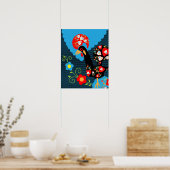 Rooster of Portugal Poster (Keuken)