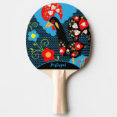 Rooster of Portugal Tafeltennisbatje (Voorkant)