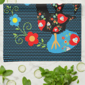 Rooster of Portugal Theedoek (Gevouwen)