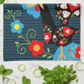 Rooster of Portugal Theedoek (Gevouwen)