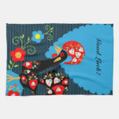 Rooster of Portugal Theedoek (Horizontaal)