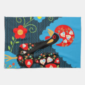 Rooster of Portugal Theedoek (Horizontaal)