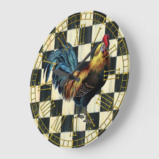 Rooster op controle Grote Klok (Hoek)