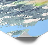 Rooster-opstaande poster tekening (Hoek)