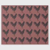Rooster-opvulpapier van stijl cadeaupapier (Vlak)
