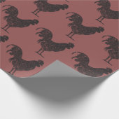 Rooster-opvulpapier van stijl cadeaupapier (Hoek)