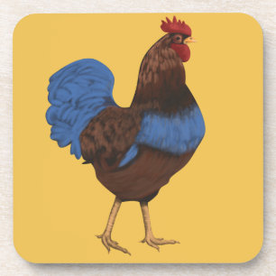 Rooster Painting Drankjes Onderzetter