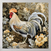 Rooster Painting Poster (Voorkant)