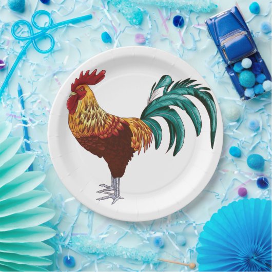 ROOSTER PAPIEREN BORDJE (Feest)